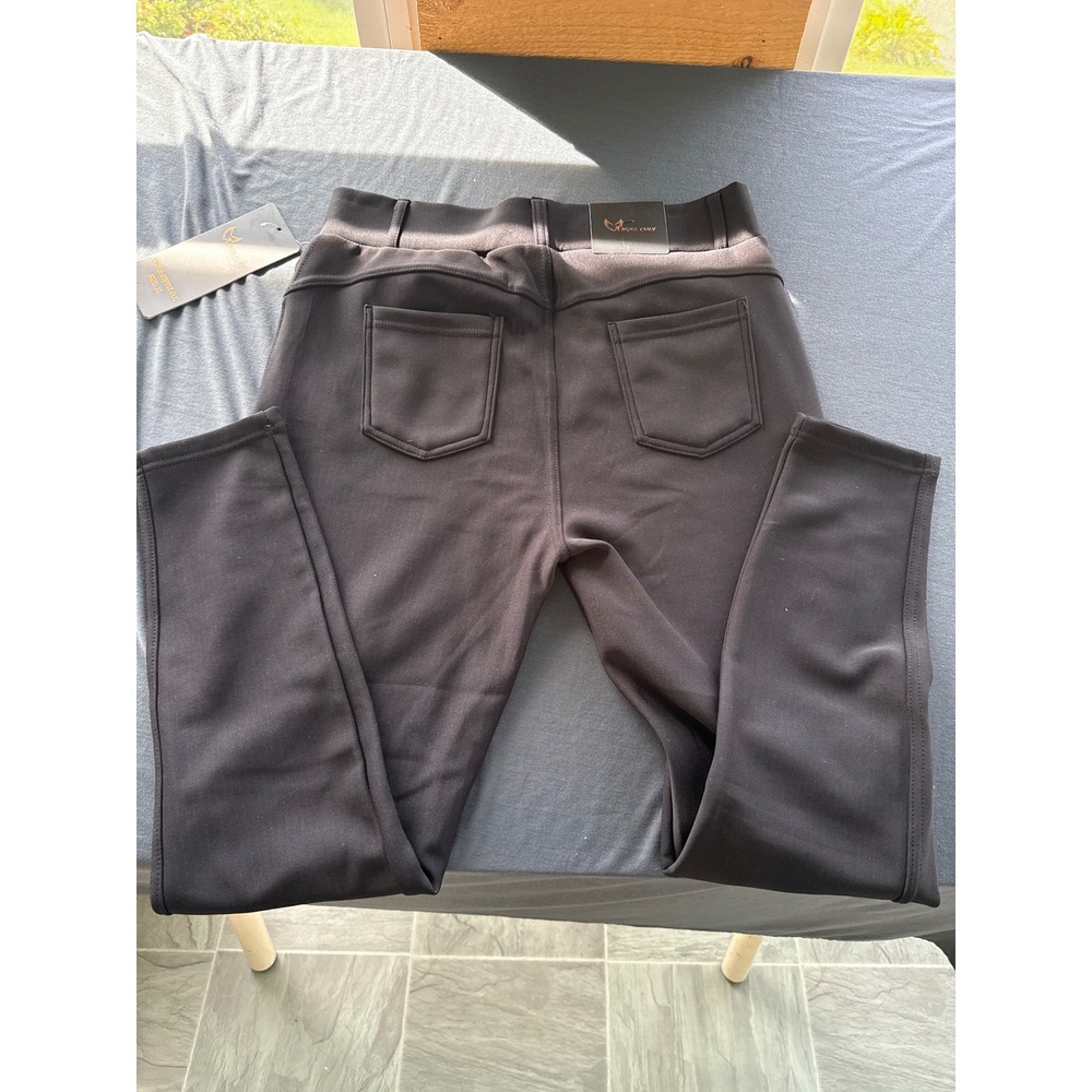 Angel Cult Slimming Skinny Pants Black High Waisted Stretch FBP152-FLC XL NWT - Picture 5 of 6